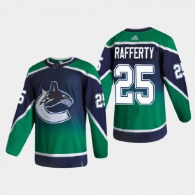 Vancouver Canucks Brogan Rafferty 25 2020-21 Reverse Retro Authentic Shirt - Mannen